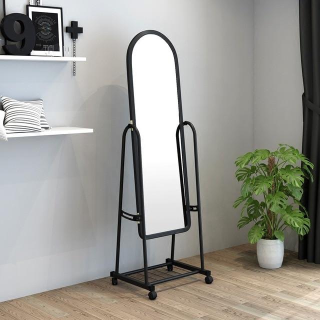 Dressing Mirror bedroom full-length clothing store large fitting mirror home mobile floor simple dressing mirror