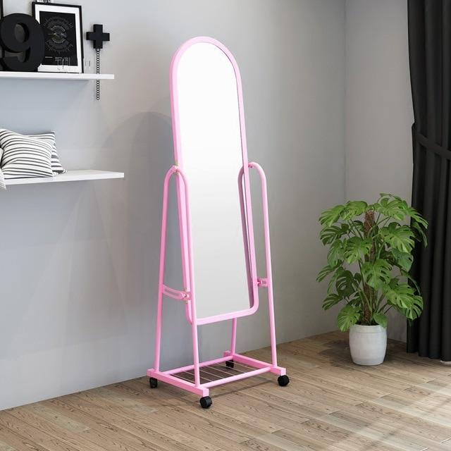 Dressing Mirror bedroom full-length clothing store large fitting mirror home mobile floor simple dressing mirror