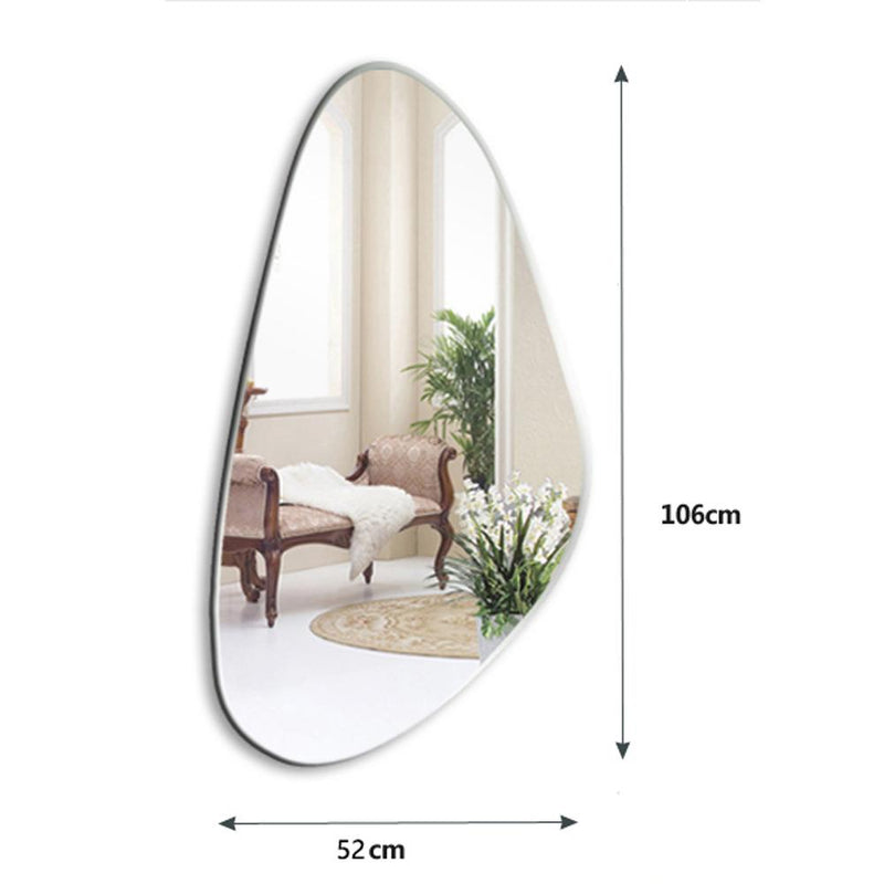 Frameless fitting mirror bedroom decoration mirror wall hanging full-length mirror entrance floor mirror wx8231137
