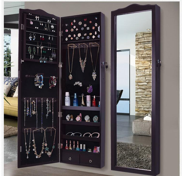 European style dressing mirror receives cupboard wall hanging fitting mirror dormitory whole body mirror