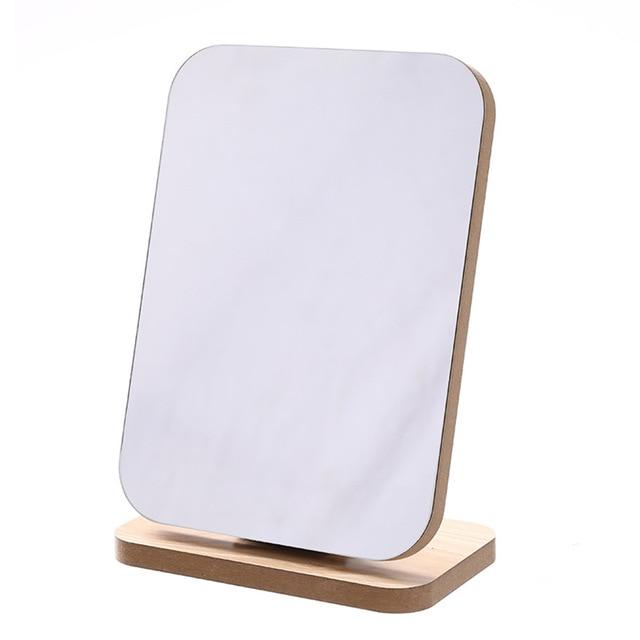 Wood stand Table Makeup Mirror Cosmetic Desktop Makeup MirrorS Beauty Dressing MirrorS Student Dormitory Book Mirror