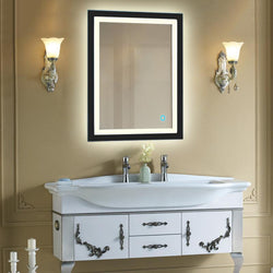 Wall Bathroom Lighted Mirror Wall Mount Makeup Mirror With Touch Button New For Home Hotel Bathroom Stylish
