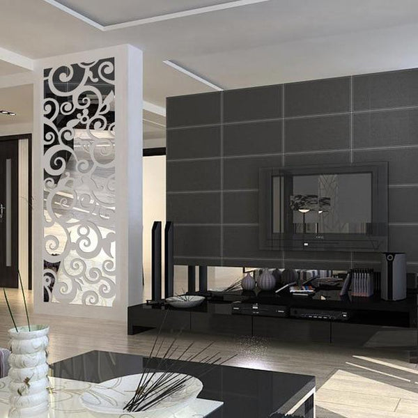 Acrylic DIY decorative mirror wall stickers environmentally friendly high-quality living room bedroom decorative mirror