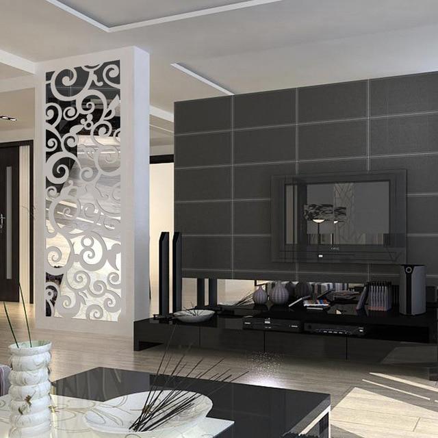Acrylic DIY decorative mirror wall stickers environmentally friendly high-quality living room bedroom decorative mirror