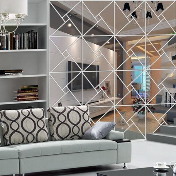DIY decorative mirror wall stickers environmentally friendly high-quality living room bedroom decorative mirror