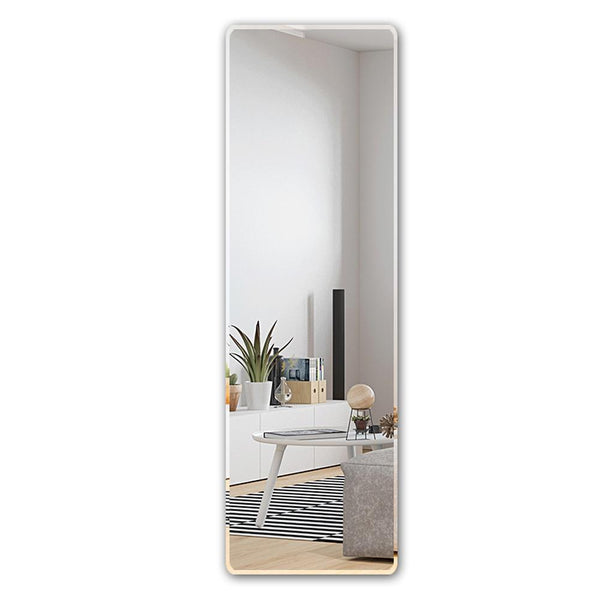 Floor mirror full-length dressing mirror wall hanging paste simple frameless mirror bedroom wardrobe fitting mirror